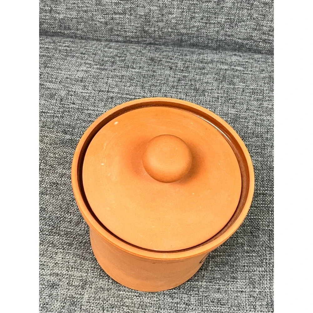 Henry Watson Pottery Original Suffolk Tea Canister Terracotta Made England New